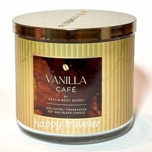 VANILLA CAFE 3 Wick Candle